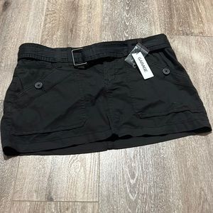 NWT garage cargo mini skirt